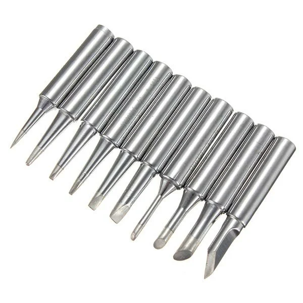 10Pcs Solder Iron Tips For Hakko Soldering Rework Station