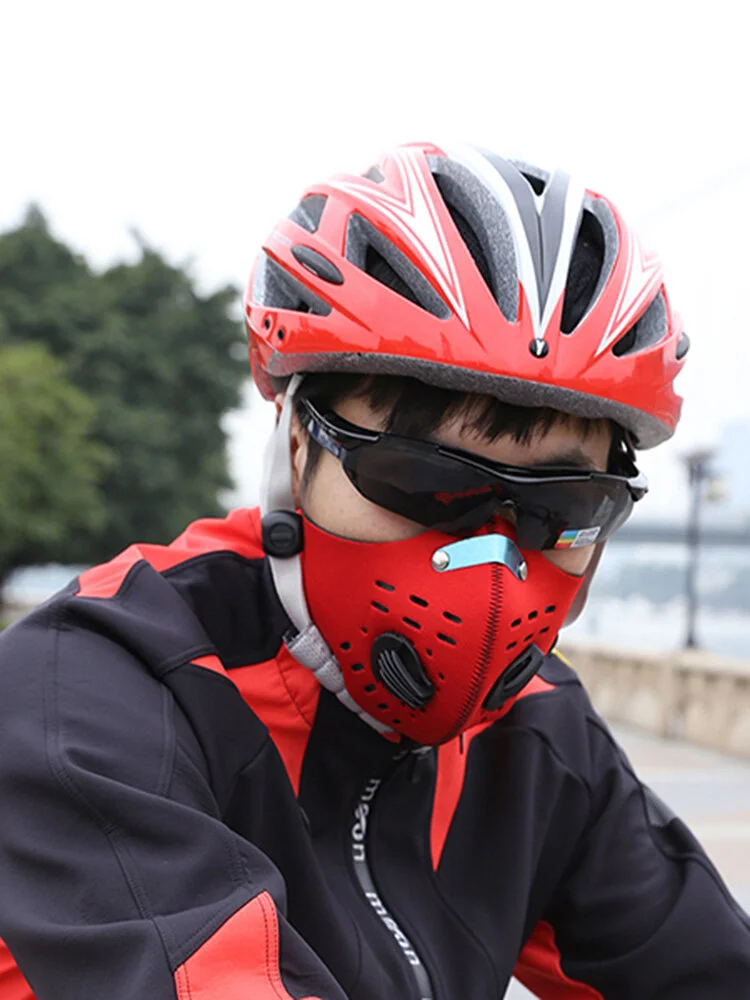 Dustproof PM 2.5 Gas Protection Filter Cycling Bicycle Activated Carbon Mask