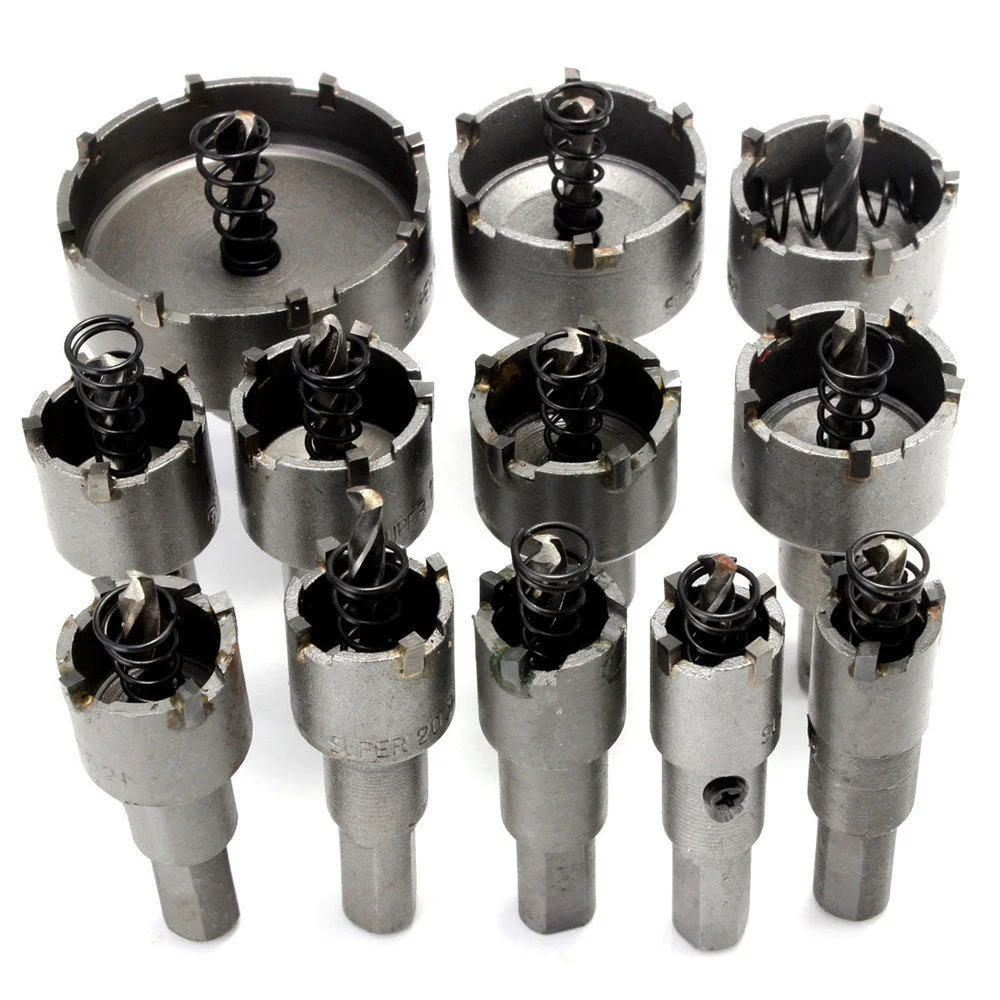 12pcs 15mm-50mm Hole Saw Cutter Kit Drill Bit Set