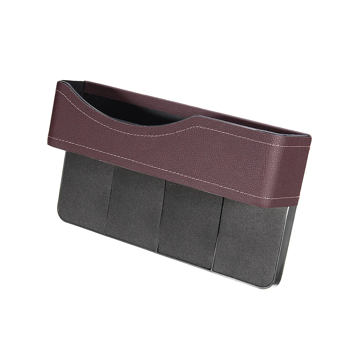 PU Leather Car Seat Gap Storage Box Seat Slit Pocket Phone Holder