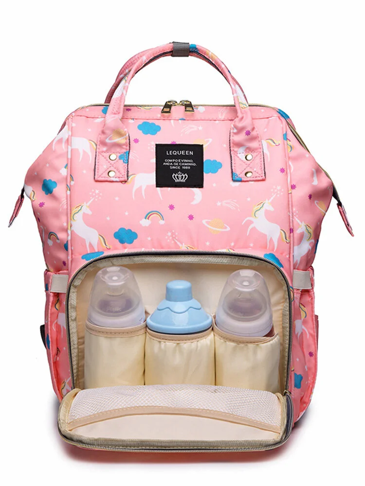 Unicorn Mummy Bag Backpack Large-capacity Fashion Baby Bag Out Bag