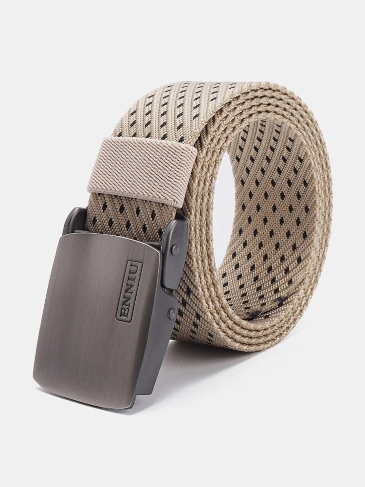 3.8cm*125cm Quick Dry Thicker Nylon Belts Spot Canvas Belts Metal Buckle Belts