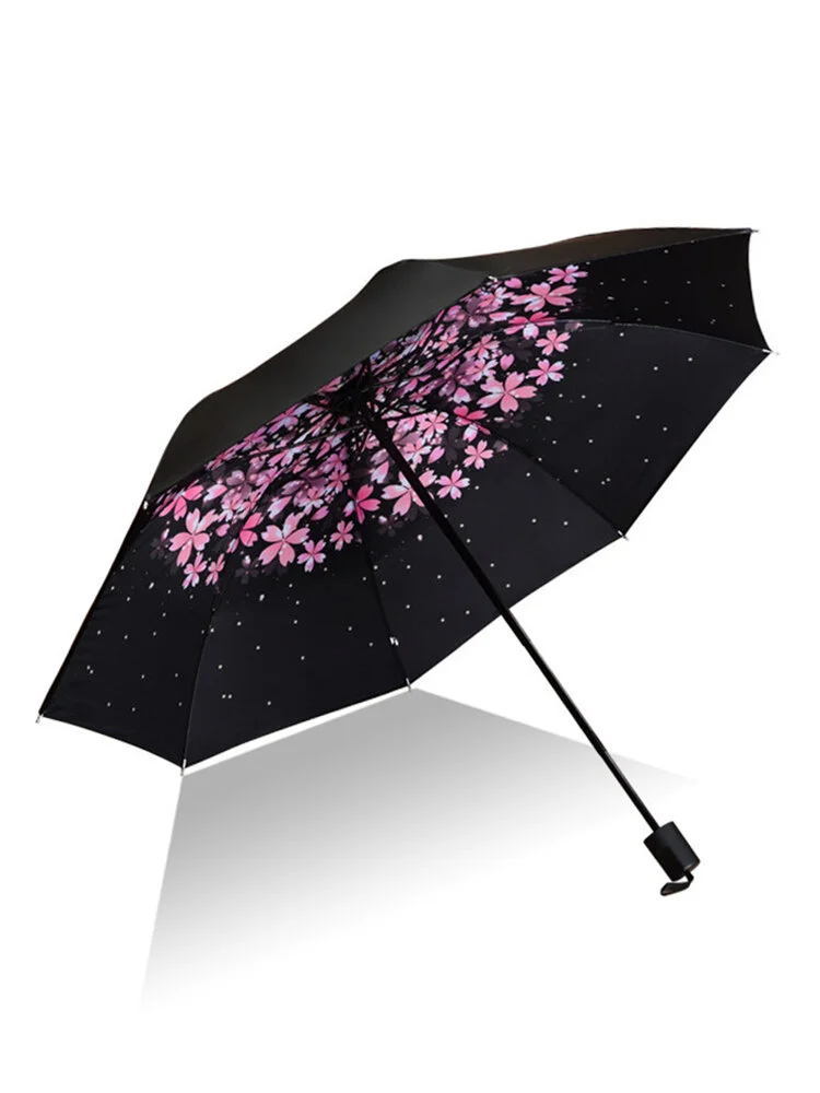 Creative UV Protection Umbrella Tri-Fold Sun Protection Umbrella